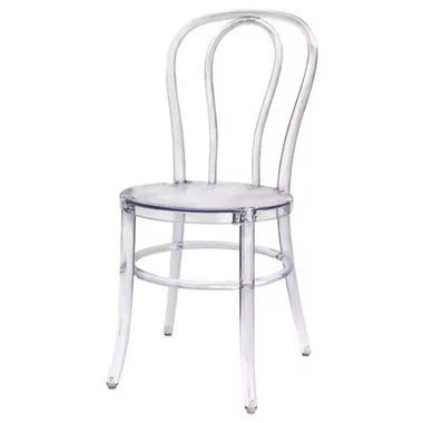 Спољне прозирне акрилне смоле које се могу слагати савијене столице Тхонет за ручавање